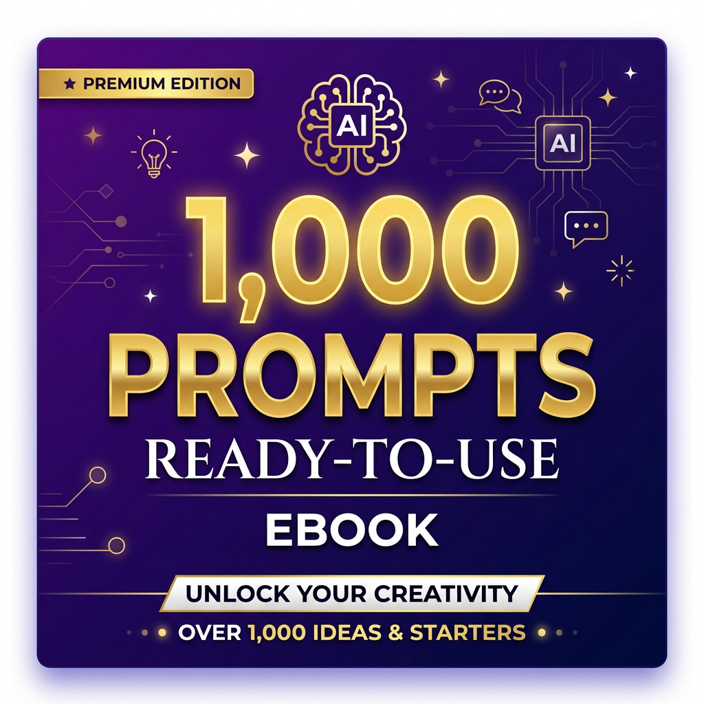 1,000 Ready-to-Use Prompts for Work, Business, Content Creation, Marketing & Everyday Life
